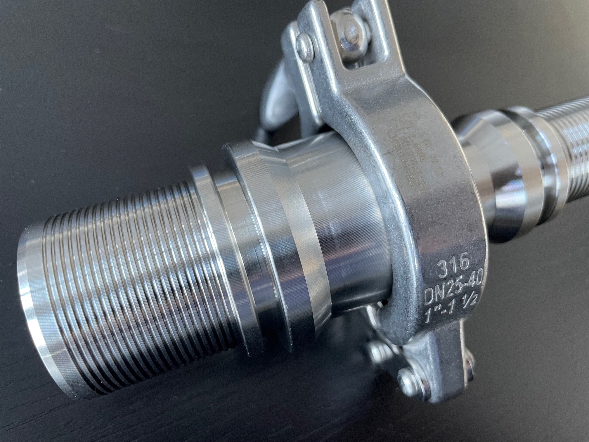 LMC manufactures triclamp couplings according to ASME / BS /  DIN 32676 / INCH / ISO / IMPERIAL